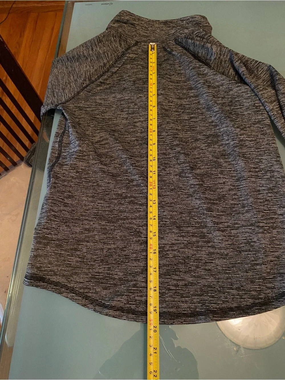 Youth Old Navy Gray Heathered Half-Zip Active Pullover